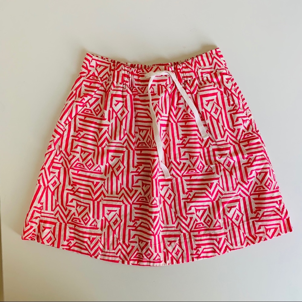 J.Crew boho skirt with front tie